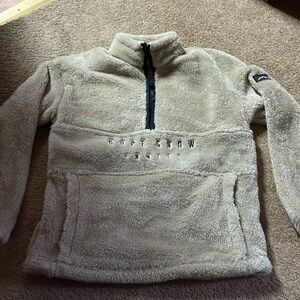 Dope Snow Pile Fleece Sweater Size Small